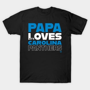 Papa Loves the Carolina Panthers T-Shirt